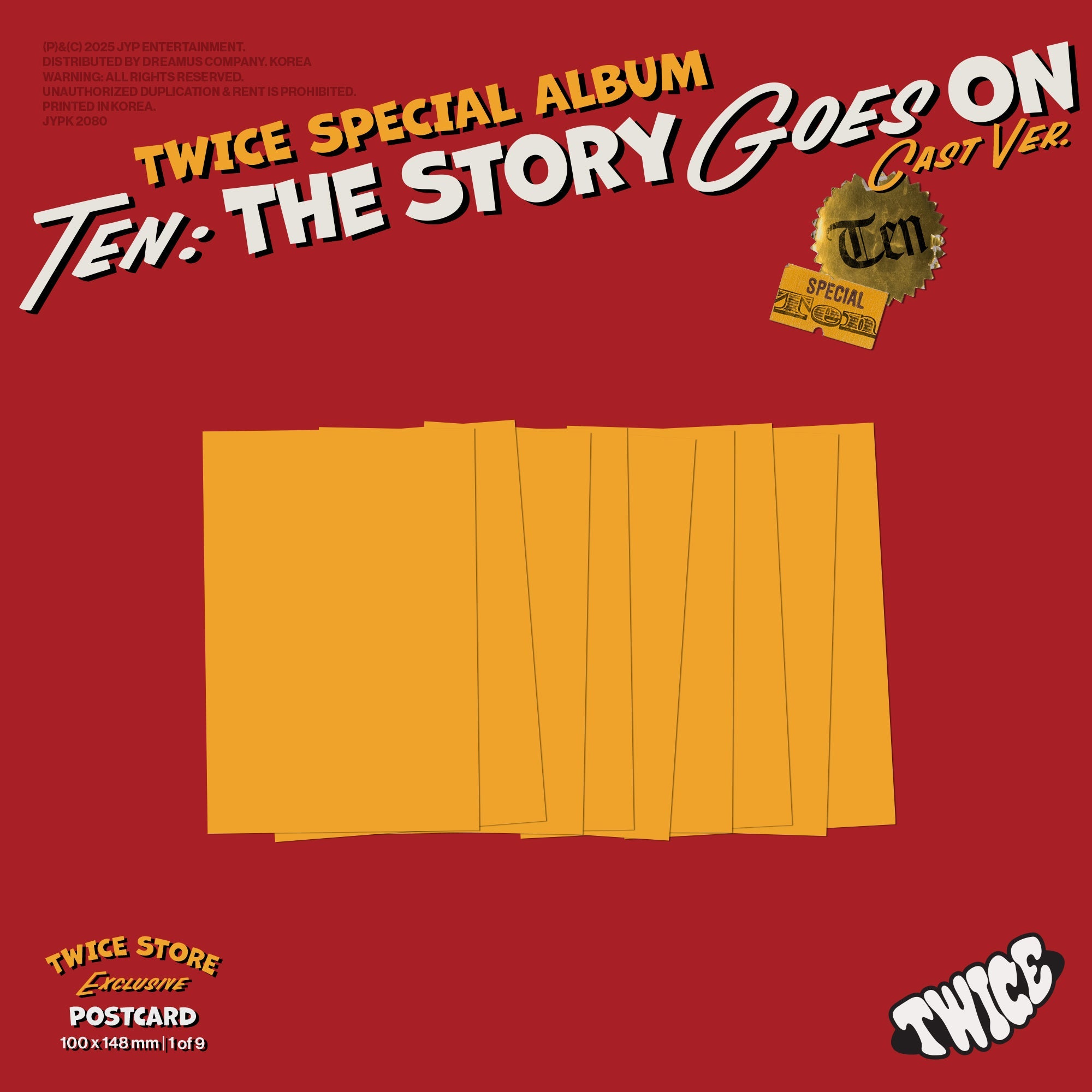TEN: The Story Goes On (Cast Ver.) (Exclusive) Postcard