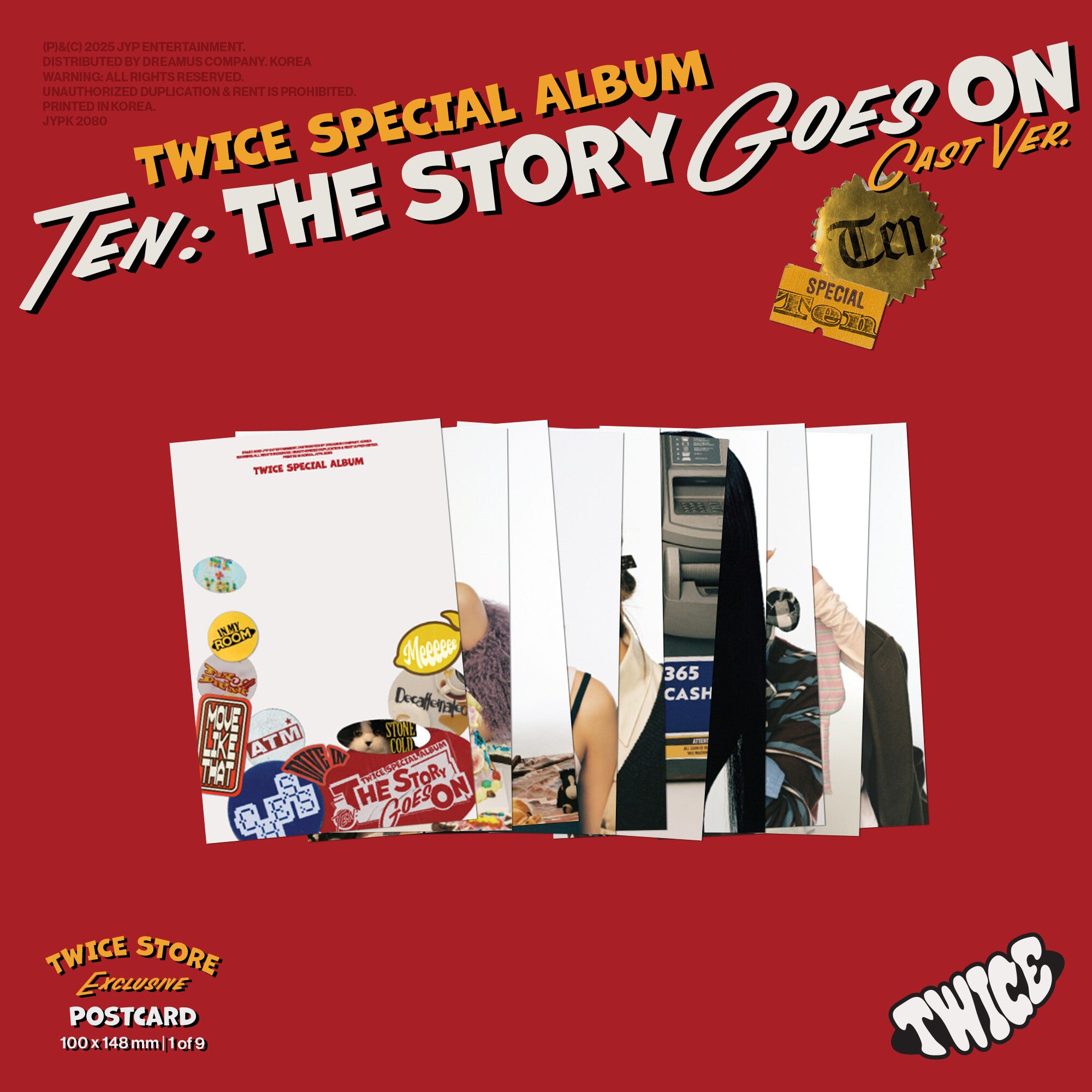 TWICE アルバム TEN: The Story Goes On (Cast Ver.) (Exclusive) - Twice