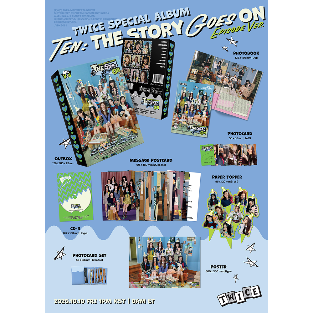 TEN: The Story Goes On (Episode Ver.) - Twice Official Store TEN: The Story Goes On (Episode Ver.) - Twice Official Store