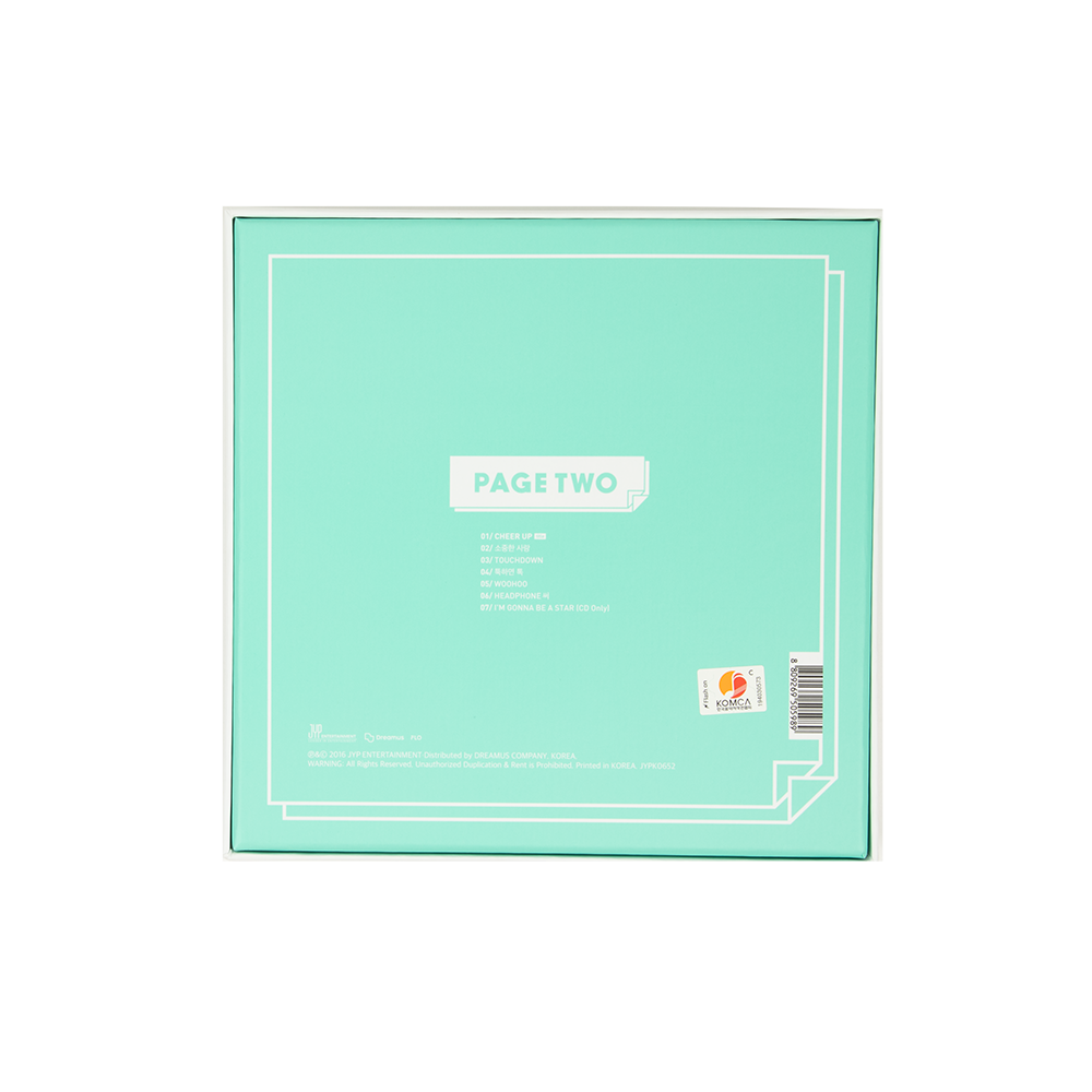 TWICE CD page tow ・ late1 PAGE TWO (CD) - Twice Official Store