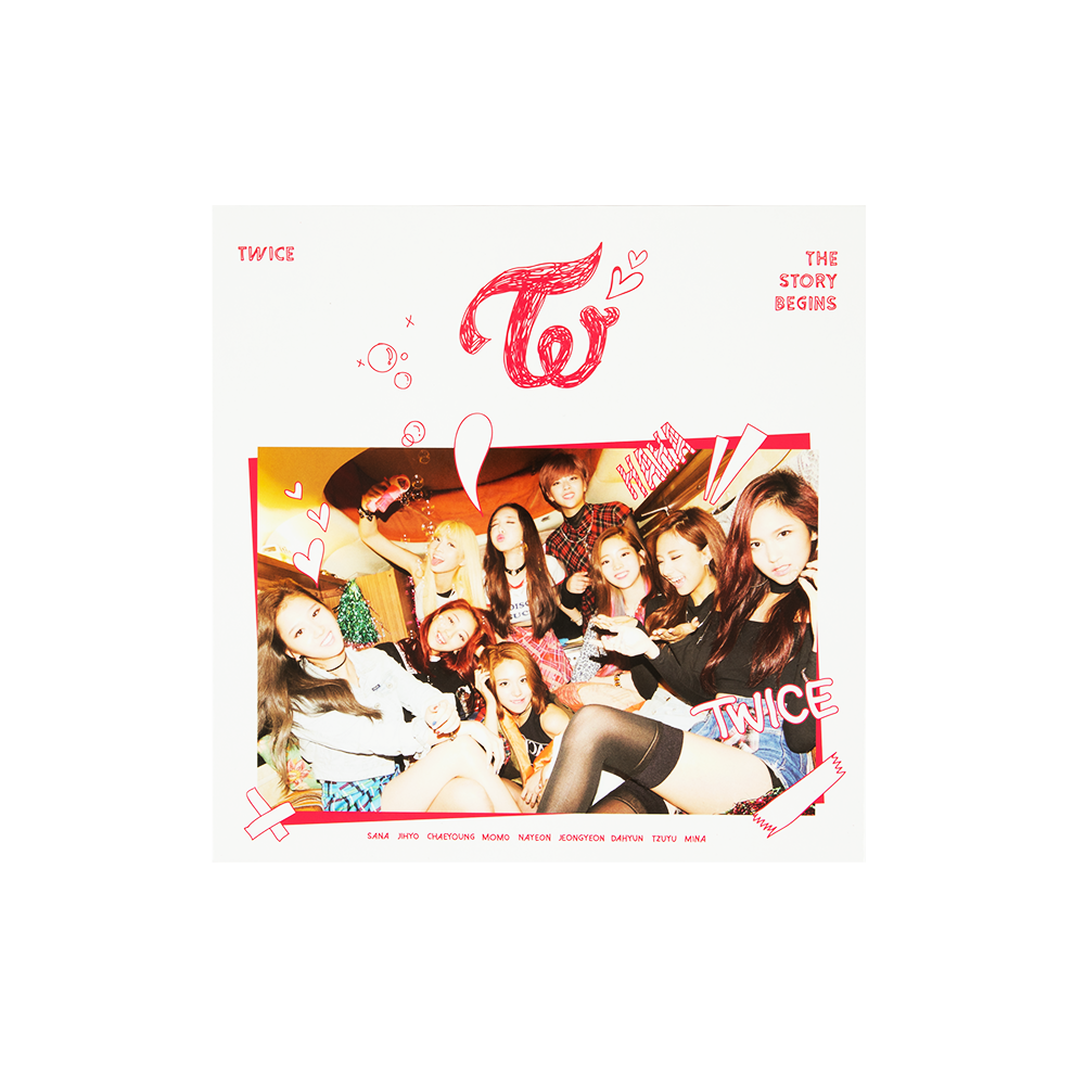 TWICE the story begins サイン入り CD アルバム THE STORY BEGINS (CD TWICE the story begins サイン入り CD アルバム THE STORY BEGINS (CD
