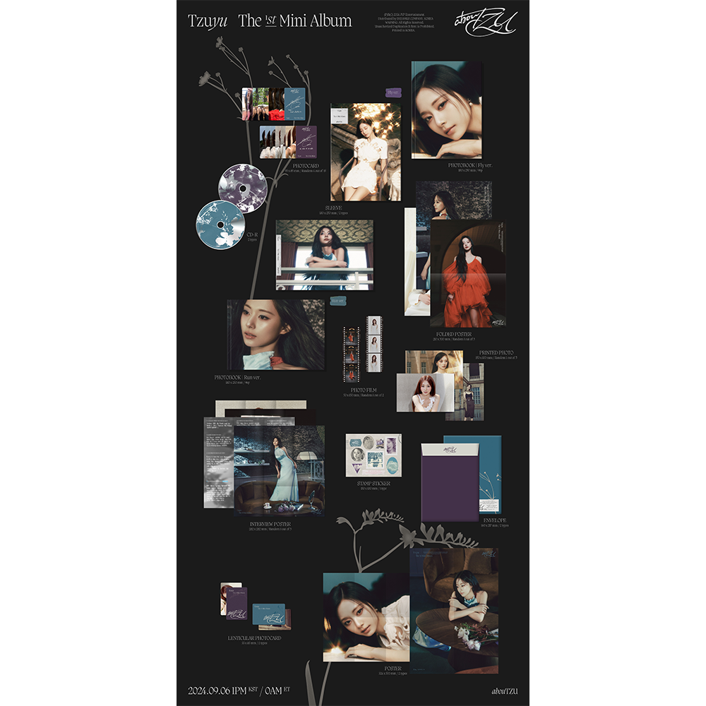 Twicr Tzuyu abouTZU Fly ver サイン付きCD abouTZU (Fly ver.) - Twice Official Store