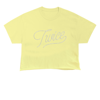 TWICE TONAL CROP T-SHIRT